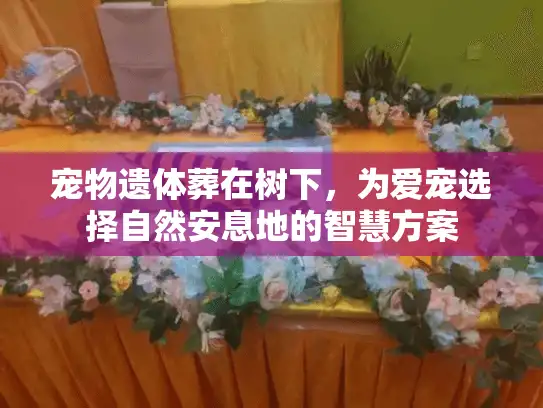 宠物遗体葬在树下，为爱宠选择自然安息地的智慧方案
