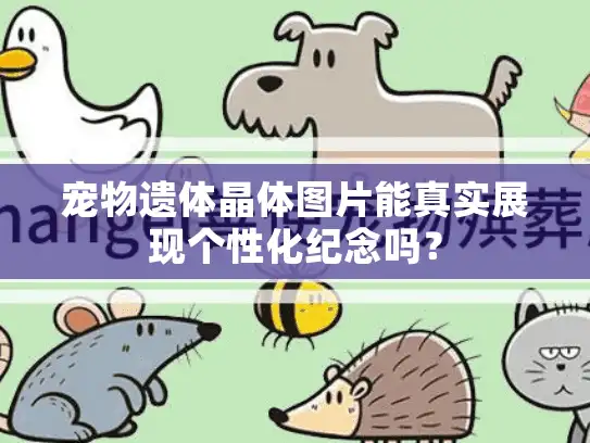 宠物遗体晶体图片能真实展现个性化纪念吗？