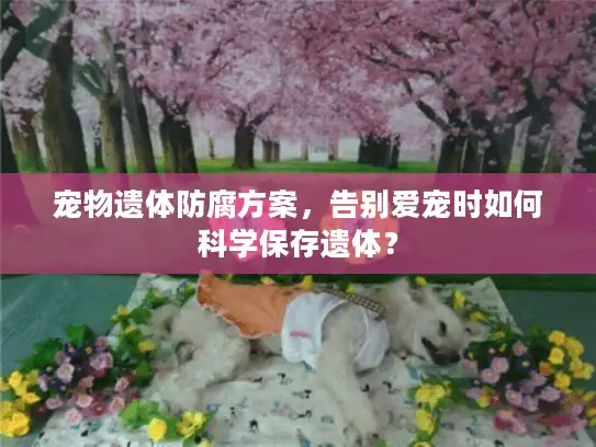 宠物遗体防腐方案，告别爱宠时如何科学保存遗体？