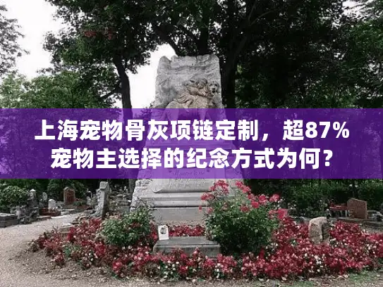 上海宠物骨灰项链定制，超87%宠物主选择的纪念方式为何？