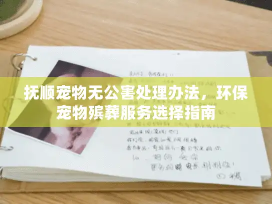 抚顺宠物无公害处理办法，环保宠物殡葬服务选择指南
