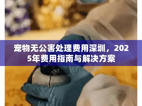 宠物无公害处理费用深圳，2025年费用指南与解决方案