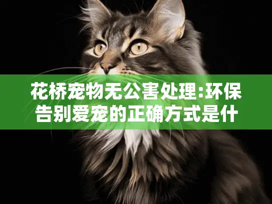 花桥宠物无公害处理:环保告别爱宠的正确方式是什么?