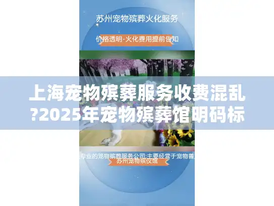 上海宠物殡葬服务收费混乱?2025年宠物殡葬馆明码标价查询指南