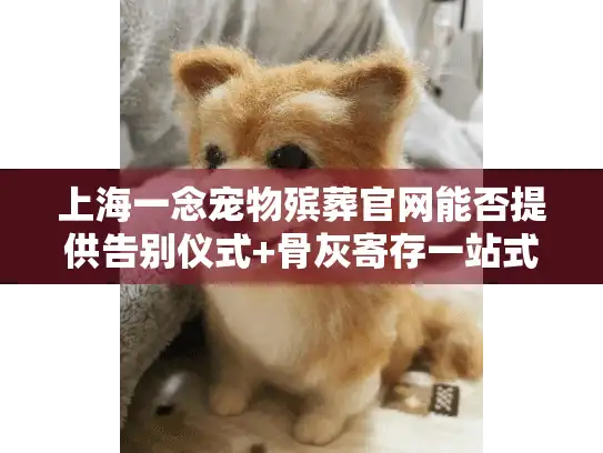 上海一念宠物殡葬官网能否提供告别仪式+骨灰寄存一站式服务?