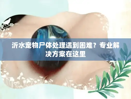 沂水宠物尸体处理遇到困难？专业解决方案在这里