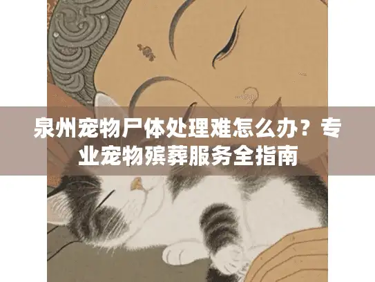 泉州宠物尸体处理难怎么办？专业宠物殡葬服务全指南