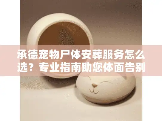 承德宠物尸体安葬服务怎么选？专业指南助您体面告别