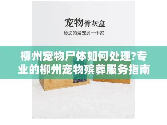 柳州宠物尸体如何处理?专业的柳州宠物殡葬服务指南