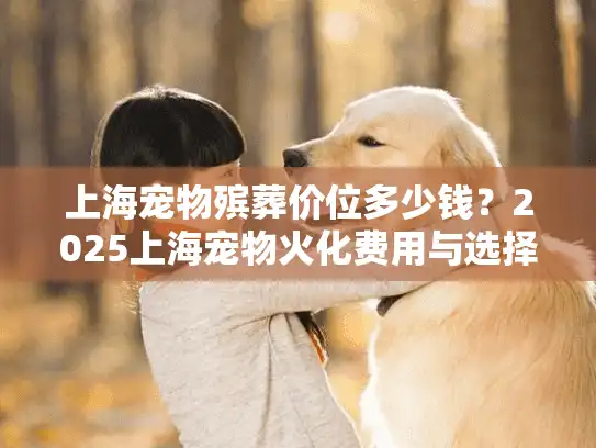 上海宠物殡葬价位多少钱？2025上海宠物火化费用与选择指南