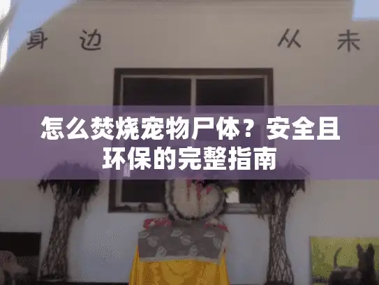 怎么焚烧宠物尸体？安全且环保的完整指南