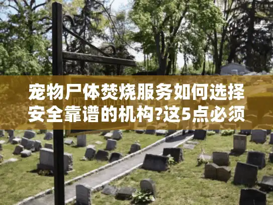 宠物尸体焚烧服务如何选择安全靠谱的机构?这5点必须提前确认
