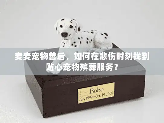 麦麦宠物善后，如何在悲伤时刻找到贴心宠物殡葬服务？