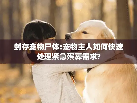 封存宠物尸体:宠物主人如何快速处理紧急殡葬需求?