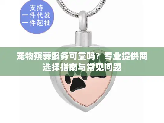 宠物殡葬服务可靠吗？专业提供商选择指南与常见问题