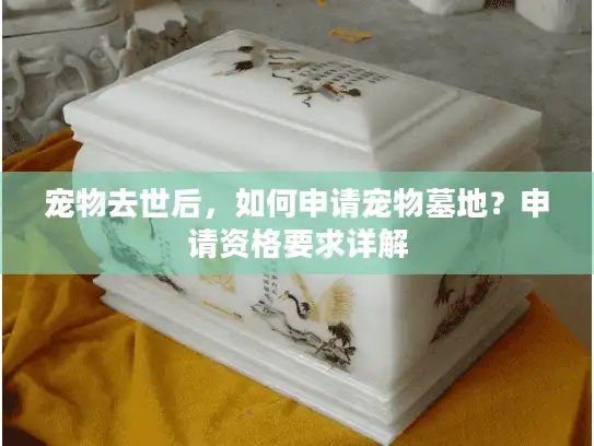 宠物去世后，如何申请宠物墓地？申请资格要求详解