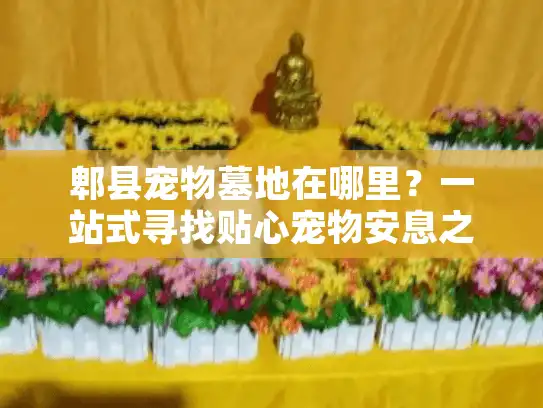 郫县宠物墓地在哪里？一站式寻找贴心宠物安息之所的完整攻略