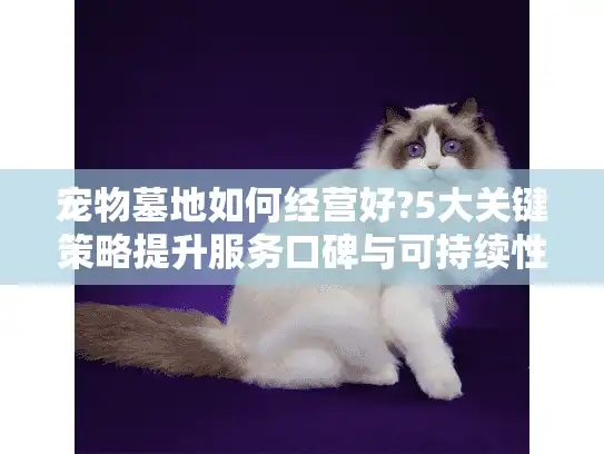 宠物墓地如何经营好?5大关键策略提升服务口碑与可持续性
