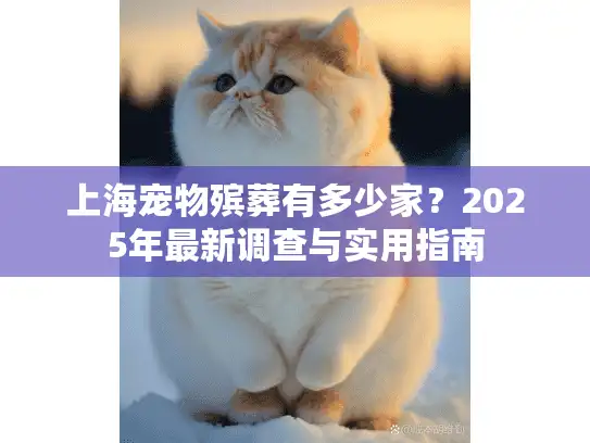 上海宠物殡葬有多少家？2025年最新调查与实用指南