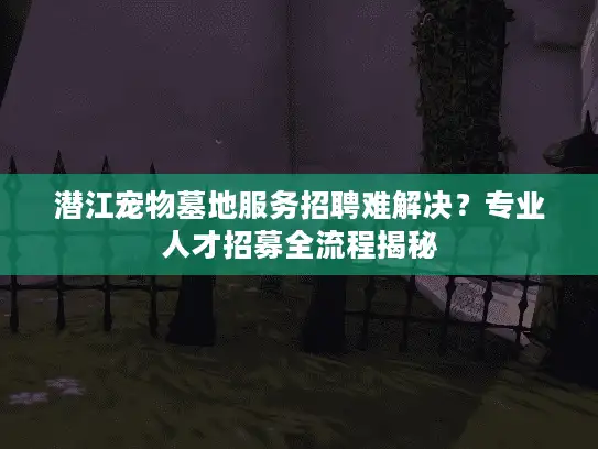 潜江宠物墓地服务招聘难解决？专业人才招募全流程揭秘