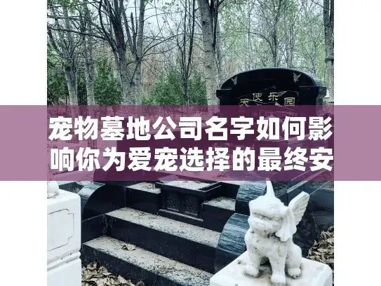 宠物墓地公司名字如何影响你为爱宠选择的最终安宁？