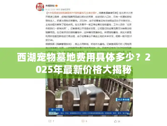 西湖宠物墓地费用具体多少？2025年最新价格大揭秘