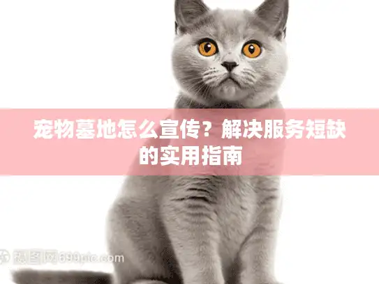 宠物墓地怎么宣传？解决服务短缺的实用指南