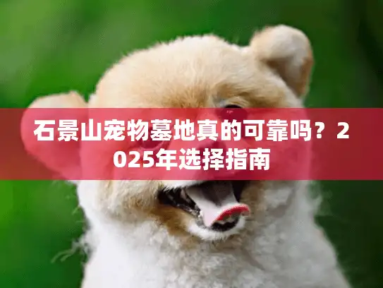 石景山宠物墓地真的可靠吗？2025年选择指南