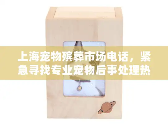 上海宠物殡葬市场电话，紧急寻找专业宠物后事处理热线！