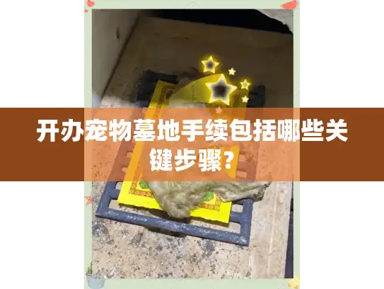 开办宠物墓地手续包括哪些关键步骤？