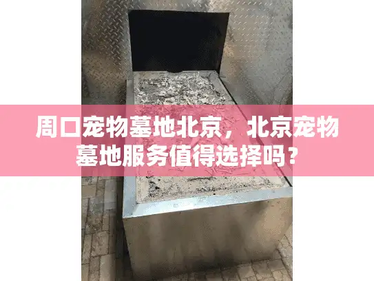 周口宠物墓地北京，北京宠物墓地服务值得选择吗？