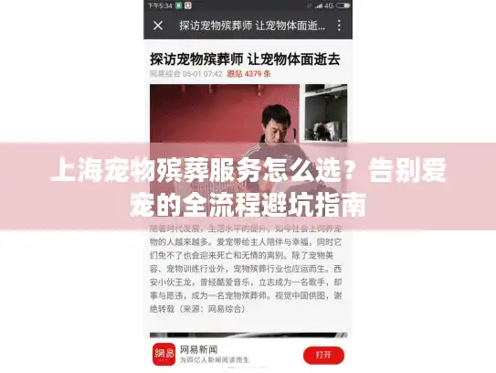 上海宠物殡葬服务怎么选？告别爱宠的全流程避坑指南