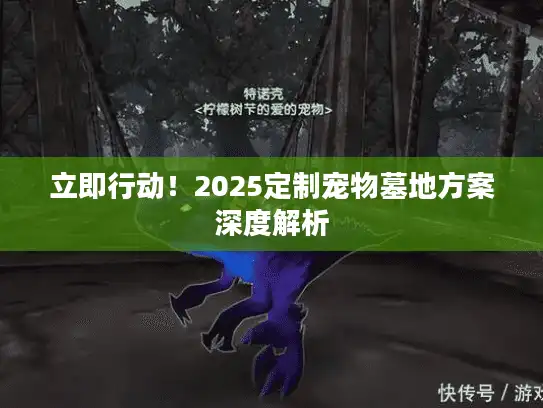 立即行动！2025定制宠物墓地方案深度解析