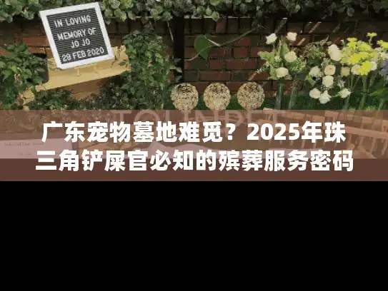 广东宠物墓地难觅？2025年珠三角铲屎官必知的殡葬服务密码