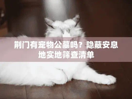 荆门有宠物公墓吗？隐蔽安息地实地筛查清单