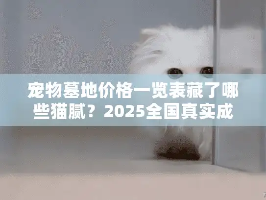 宠物墓地价格一览表藏了哪些猫腻？2025全国真实成本拆解