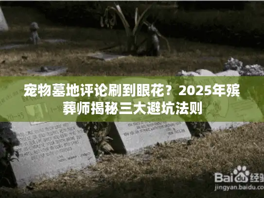宠物墓地评论刷到眼花？2025年殡葬师揭秘三大避坑法则