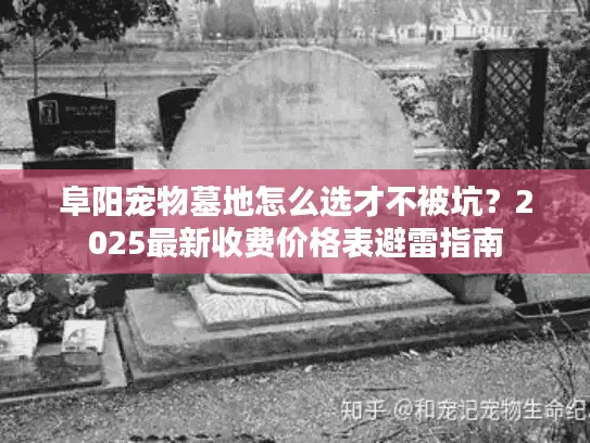 阜阳宠物墓地怎么选才不被坑？2025最新收费价格表避雷指南