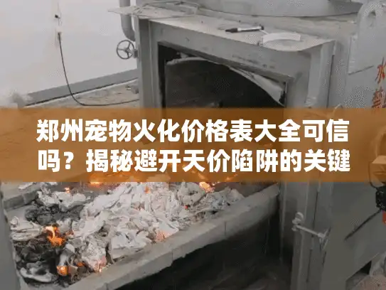 郑州宠物火化价格表大全可信吗？揭秘避开天价陷阱的关键
