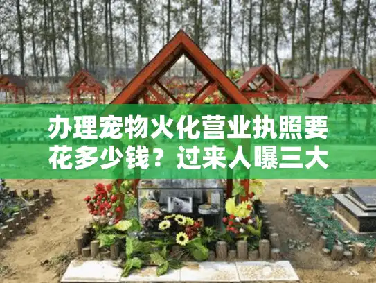 办理宠物火化营业执照要花多少钱？过来人曝三大隐藏收费坑
