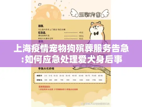 上海疫情宠物狗殡葬服务告急:如何应急处理爱犬身后事