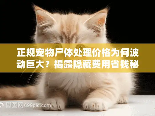 正规宠物尸体处理价格为何波动巨大？揭露隐藏费用省钱秘籍
