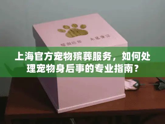 上海官方宠物殡葬服务，如何处理宠物身后事的专业指南？