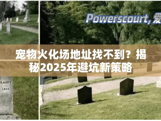 宠物火化场地址找不到？揭秘2025年避坑新策略