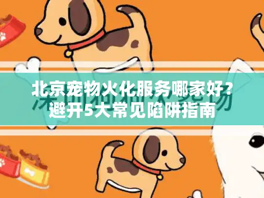 北京宠物火化服务哪家好？避开5大常见陷阱指南