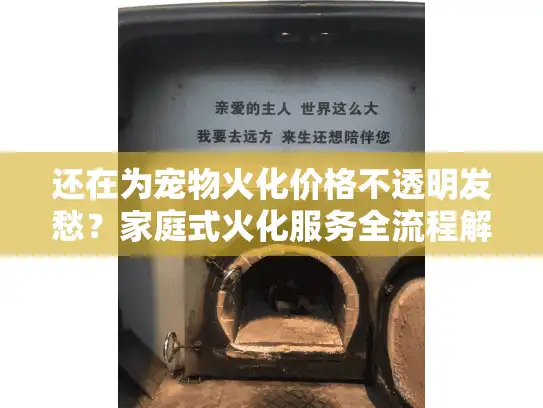 还在为宠物火化价格不透明发愁？家庭式火化服务全流程解密