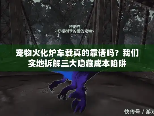 宠物火化炉车载真的靠谱吗？我们实地拆解三大隐藏成本陷阱
