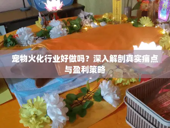 宠物火化行业好做吗？深入解剖真实痛点与盈利策略
