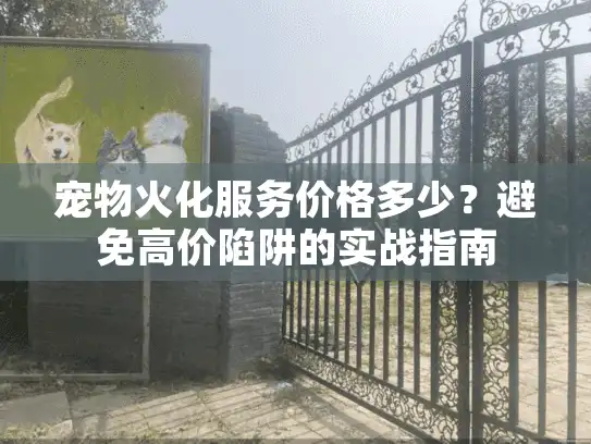 宠物火化服务价格多少？避免高价陷阱的实战指南