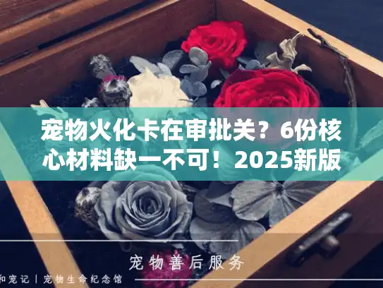 宠物火化卡在审批关？6份核心材料缺一不可！2025新版）